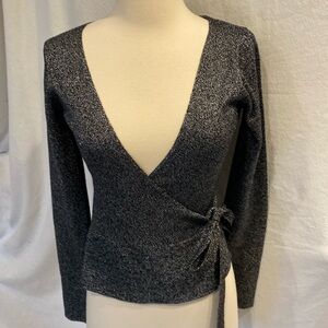 Lulu,s faux wrap sweater